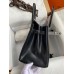 Hermes Birkin 30 Retourne Handmade Bag In Black Box Calfskin