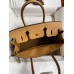 Hermes Birkin 30 Retourne Handmade Bag In Biscuit Clemence Leather