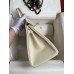 Hermes Birkin 30 Retourne Handmade Bag In Craie Epsom Calfskin