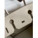 Hermes Birkin 30 Retourne Handmade Bag In Craie Epsom Calfskin