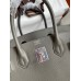 Hermes Birkin 30 Retourne Handmade Bag In Etain Epsom Calfskin