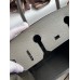 Hermes Birkin 30 Retourne Handmade Bag In Etain Epsom Calfskin