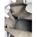 Hermes Birkin 30 Retourne Handmade Bag In Etain Epsom Calfskin