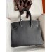 Hermes HSS Birkin 30 Bicolor Bag in Black and Red Chevre Mysore Leather