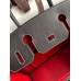 Hermes HSS Birkin 30 Bicolor Bag in Black and Red Chevre Mysore Leather
