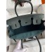 Hermes Birkin 30 Retourne Handmade Bag In Vert Cypres Chevre Mysore Leather