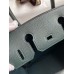 Hermes Birkin 30 Retourne Handmade Bag In Vert Cypres Chevre Mysore Leather