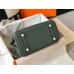 Hermes Birkin 25cm Bag In Vert Amande Clemence Leather GHW