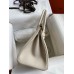 Hermes Birkin 30 Retourne Handmade Bag In Craie Clemence Leather
