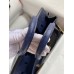 Hermes Birkin 30 Retourne Handmade Bag In Blue Iris Ostrich Leather