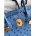 Hermes Birkin 30 Retourne Handmade Bag In Mykonos Ostrich Leather