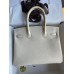 Hermes Birkin 30 Retourne Handmade Bag In Nata Clemence Leather