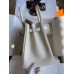 Hermes Birkin 30 Retourne Handmade Bag In Nata Clemence Leather