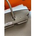 Hermes Birkin 35 Retourne Handmade Bag In Taupe Clemence Leather