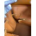 Hermes Birkin 35 Retourne Handmade Bag In Gold Epsom Calfskin