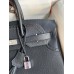 Hermes Ghillies Birkin 35cm Limited-edition Bag In Black Calfskin