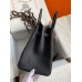 Hermes Ghillies Birkin 35cm Limited-edition Bag In Black Calfskin