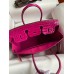 Hermes Birkin 35 Handmade Bag In Rose Scheherazade Crocodile Niloticus Shiny Skin