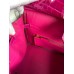Hermes Birkin 35 Handmade Bag In Rose Scheherazade Crocodile Niloticus Shiny Skin