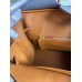 Hermes HSS Birkin 35 Bicolor Bag in Gris Agate and Gold Ostrich Leather
