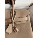 Hermes Birkin 30 Retourne Handmade Bag In Trench Clemence Leather