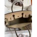 Hermes Birkin 30 Retourne Handmade Bag In Trench Clemence Leather