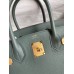 Hermes Birkin 30 Retourne Handmade Bag In Vert Amande Clemence Leather