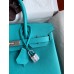 Hermes Birkin 30 Retourne Handmade Bag In Blue Paon Epsom Calfskin