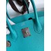 Hermes Birkin 30 Retourne Handmade Bag In Blue Paon Epsom Calfskin