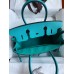 Hermes Birkin 30 Retourne Handmade Bag In Blue Paon Epsom Calfskin