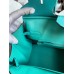 Hermes Birkin 30 Retourne Handmade Bag In Blue Paon Epsom Calfskin