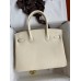 Hermes Birkin 30 Retourne Handmade Bag In Nata Swift Leather