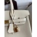 Hermes Birkin 30 Retourne Handmade Bag In Nata Swift Leather