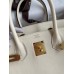 Hermes Birkin 30 Retourne Handmade Bag In Nata Swift Leather