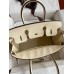 Hermes Birkin 30 Retourne Handmade Bag In Nata Swift Leather
