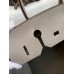 Hermes Birkin 35 Retourne Handmade Bag In Gris Asphalt Clemence Leather
