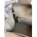 Hermes Birkin 35 Retourne Handmade Bag In Gris Asphalt Clemence Leather