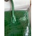 Hermes Birkin 30 Handmade Bag In Malachite Crocodile Niloticus Shiny Skin