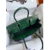 Hermes Birkin 30 Handmade Bag In Malachite Crocodile Niloticus Shiny Skin