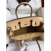 Hermes Birkin 30 Retourne Handmade Bag In Chai Ostrich Leather