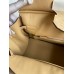 Hermes Birkin 30 Retourne Handmade Bag In Chai Ostrich Leather
