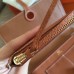 Hermes Dogon Duo Wallet In Gold Clemence Leather