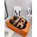 Hermes Womens Chypre Sandals In Brown Calfskin