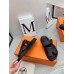 Hermes Womens Chypre Sandals In Black Epsom Calfskin