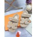 Hermes Womens Chypre Sandals In Off White Shearling