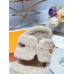 Hermes Womens Chypre Sandals In Off White Shearling