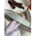 Hermes Kelly Pochette Handmade Bag In Pearl Grey Matte Alligator Leather
