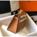 Hermes Kelly Pochette Bag In God Epsom Leather