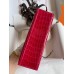 Hermes Kelly Pochette Handmade Bag In Rose Extreme Shiny Alligator Leather