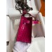 Hermes Kelly Pochette Handmade Bag In Rose Scheherazade Shiny Alligator Leather